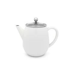 Bredemeijer Duet Eva Theepot 1,1 Liter Mat Wit