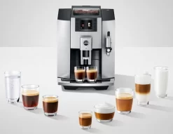 Jura E8 Moonlight Silver (EB) -Alessi Winkel 15336 12