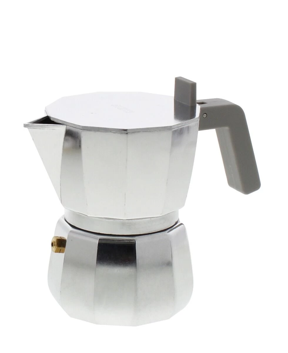 Alessi Moka David Chipperfield Mokapot 3 Kops Aluminium 1 Alessi Moka David Chipperfield Mokapot 3 Kops Aluminium