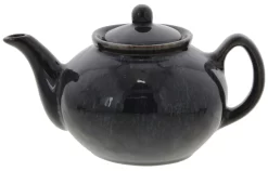 Oldenhof 1821 Theepot 1 Liter Aardewerk Spikkelblauw