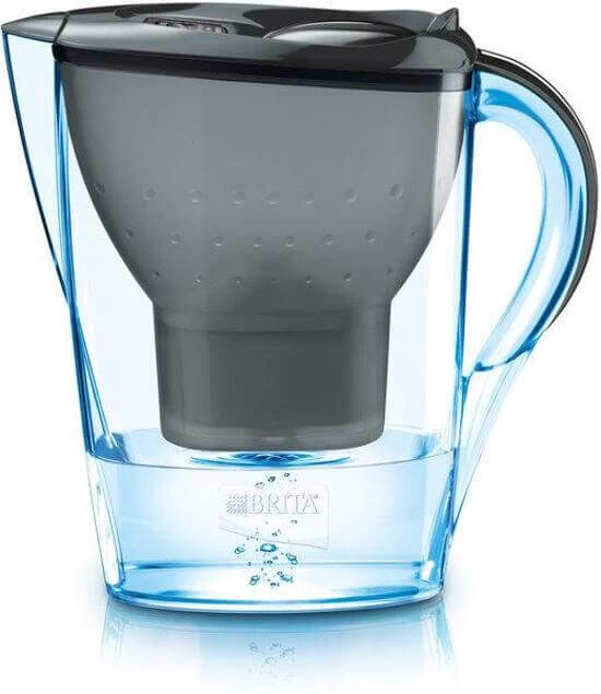 Brita Marella Cool Waterfilterkan 2,4 Liter Kunststof Grijs 1 Brita Marella Cool Waterfilterkan 2,4 Liter Kunststof Grijs
