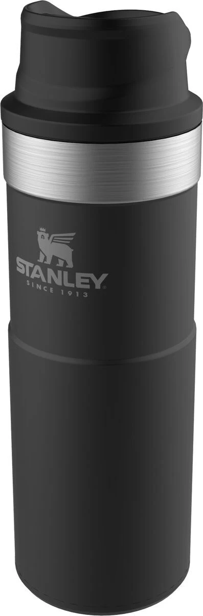 Stanley The Trigger-Action Travel Mug 470 Ml Matte Black 1 Stanley The Trigger-Action Travel Mug 470 Ml Matte Black