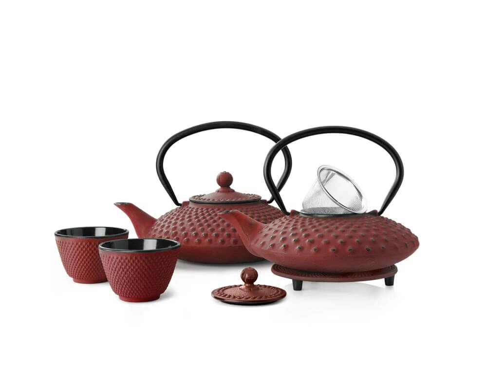 Bredemeijer Xilin Jing Theepot 1,25 Liter Gietijzer Rood 2 Bredemeijer Xilin Jing Theepot 1,25 Liter Gietijzer Rood - Afbeelding 2
