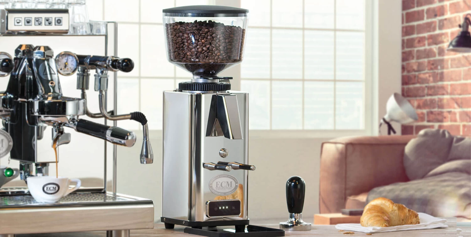 ECM S-Automatik 64 Bonenmolen Rvs Glans 2 ECM S-Automatik 64 Bonenmolen Rvs Glans - Afbeelding 2