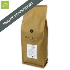 Boot Koffie Colombia Kachalu Organic Espresso Cafeïnevrije Koffiebonen 1 Kg