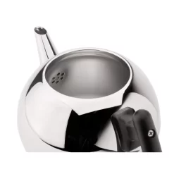 Bredemeijer Duet Bella Ronde Theepot 1,2 L Rvs/zwart -Alessi Winkel bredemeijer bredemeijer duet bella ronde theepot 1 3 1
