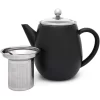 Bredemeijer Duet Eva Theepot 1,1 Liter Mat Zwart