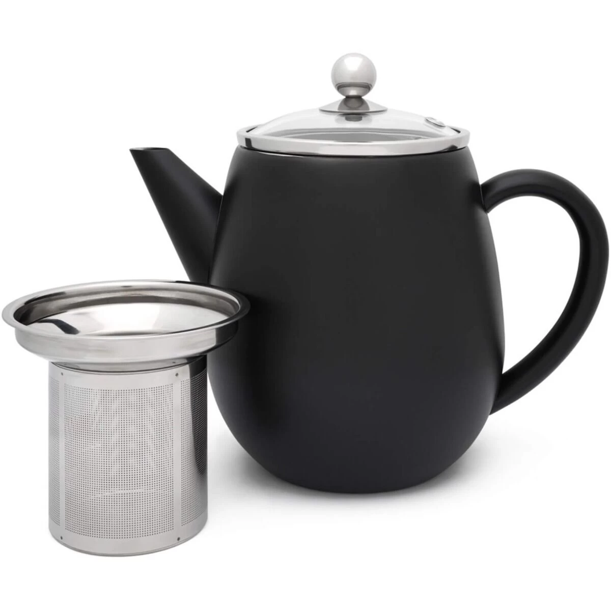 Bredemeijer Duet Eva Theepot 1,1 Liter Mat Zwart 1 Bredemeijer Duet Eva Theepot 1,1 Liter Mat Zwart