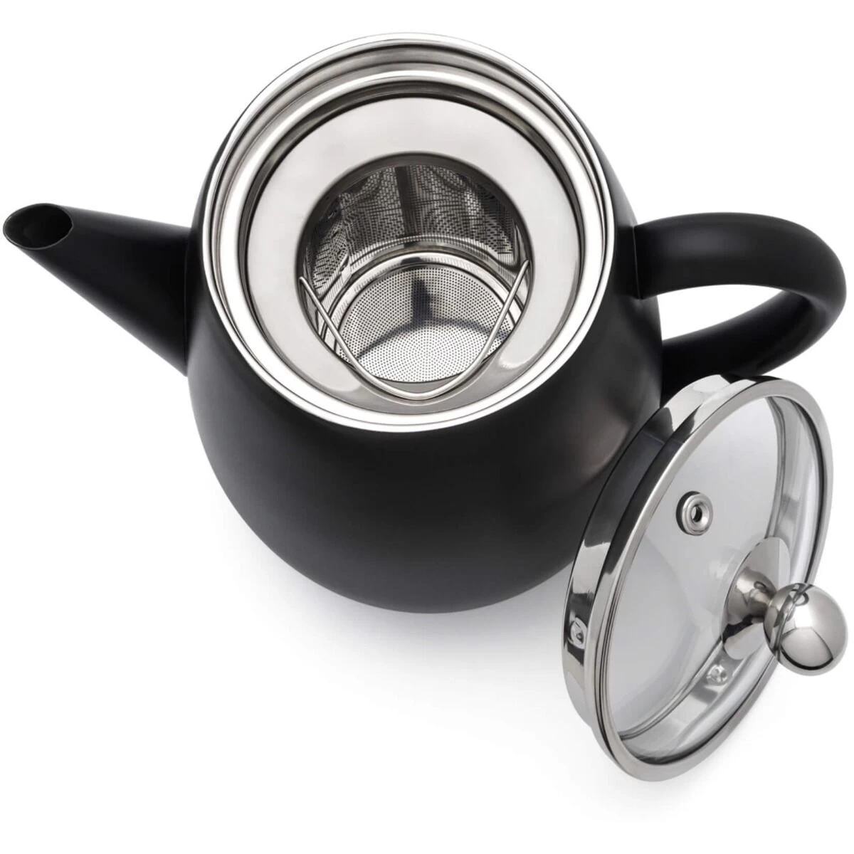 Bredemeijer Duet Eva Theepot 1,1 Liter Mat Zwart 4 Bredemeijer Duet Eva Theepot 1,1 Liter Mat Zwart - Afbeelding 4