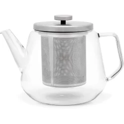 Bredemeijer Solo Bari Theeset Met RVS Warmer En Filter 1,5 L Glas -Alessi Winkel bredemeijer bredemeijer solo bari theepot 15 liter 3