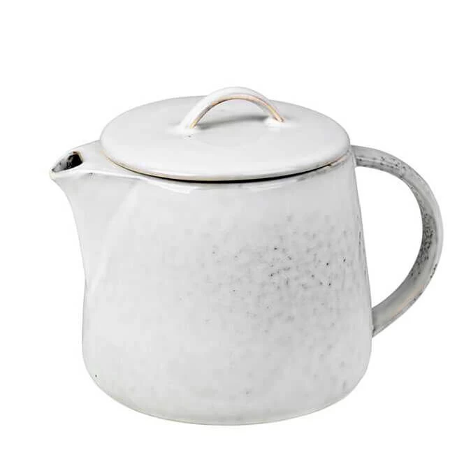 Broste Copenhagen Nordic Sand Theepot 1 Liter Aardewerk Wit 1 Broste Copenhagen Nordic Sand Theepot 1 Liter Aardewerk Wit