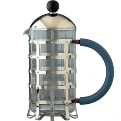 Alessi Michael Grave Cafetière 3-kops Blauw