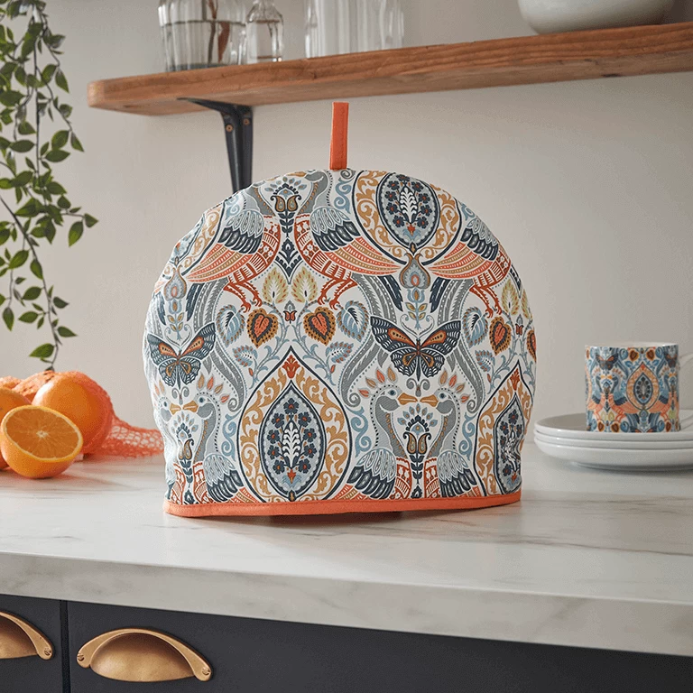 Ulster Weavers Cotswold Theemuts Katoen Oranje 2 Ulster Weavers Cotswold Theemuts Katoen Oranje - Afbeelding 2