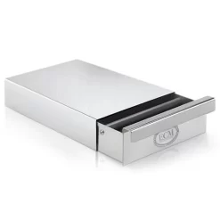 ECM Uitklopbak Met Lade Rvs