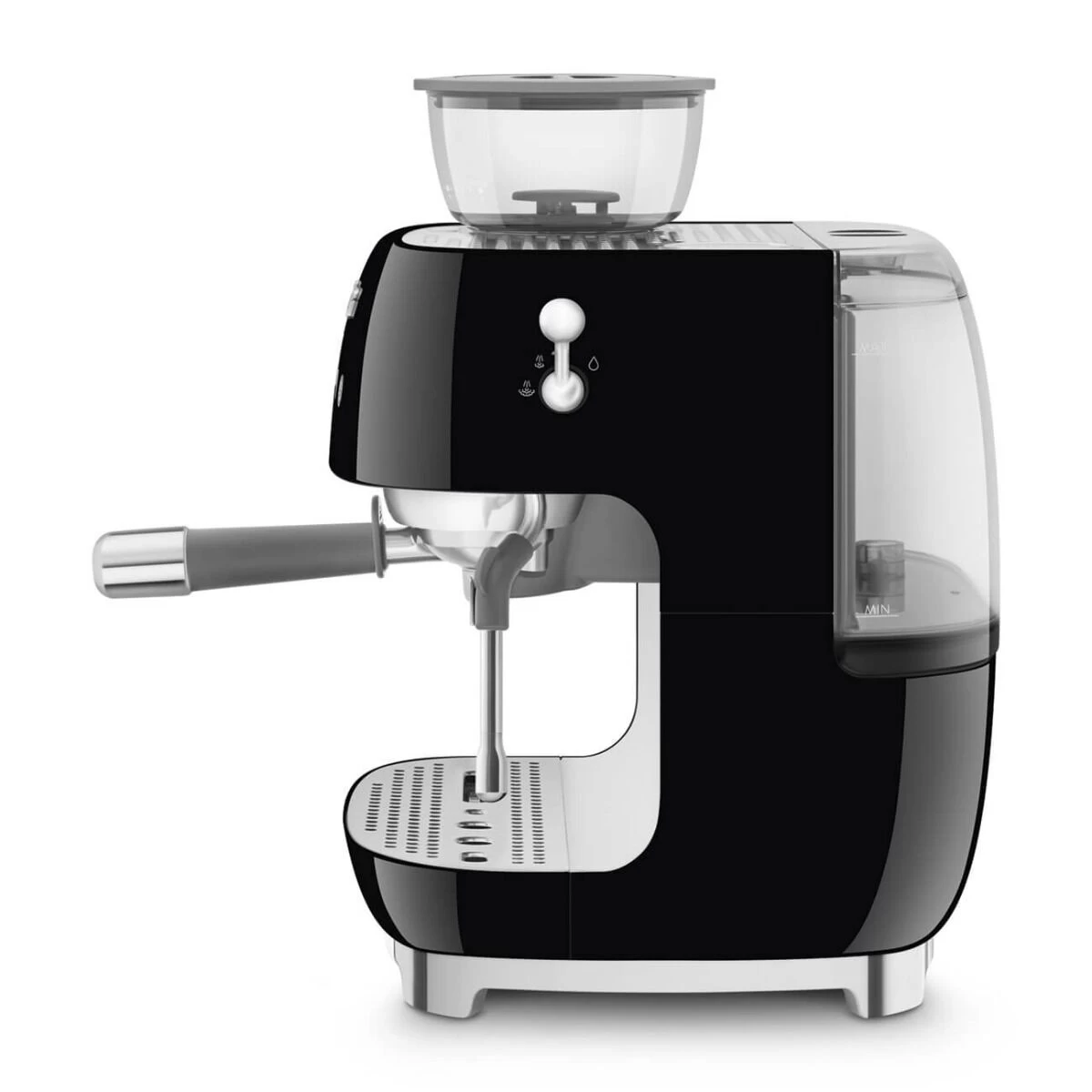 Smeg 50's Style Handmatige Espressomachine 2,4 Liter Zwart 2 Smeg 50's Style Handmatige Espressomachine 2,4 Liter Zwart - Afbeelding 2