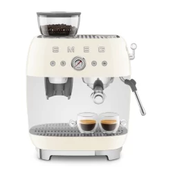 Smeg 50's Style Handmatige Espressomachine 2,4 Liter Crème -Alessi Winkel egf03creu 7 1