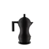Alessi Pulcina Percolator 6-kops Aluminium Volledig Zwart