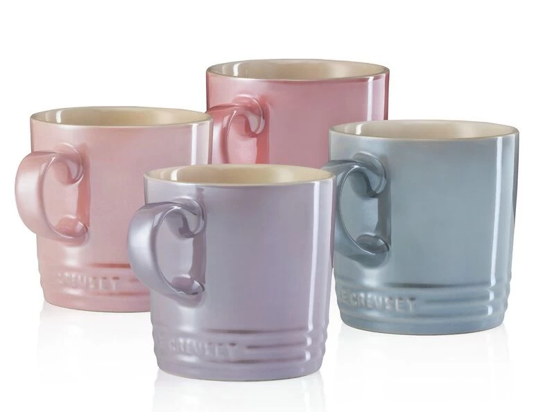Le Creuset Metallics Mok 350 Ml Aardewerk Rozetinten 4-delig 2 Le Creuset Metallics Mok 350 Ml Aardewerk Rozetinten 4-delig - Afbeelding 2