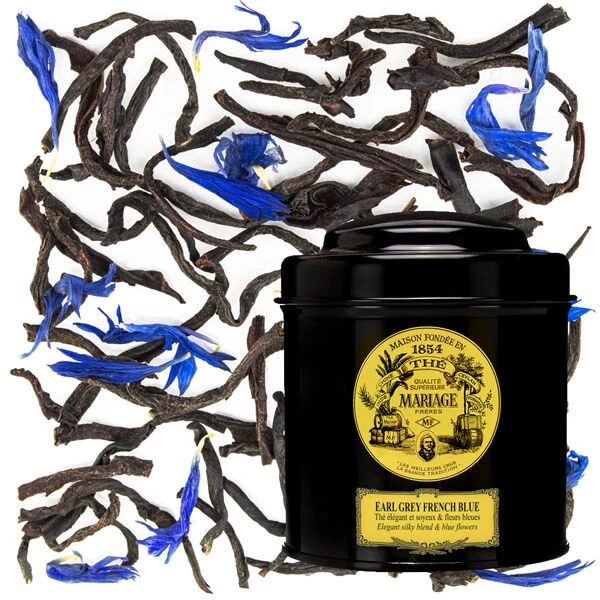 Mariage Frères Earl Grey French Blue Zwarte Thee 100 Gram 1 Mariage Frères Earl Grey French Blue Zwarte Thee 100 Gram