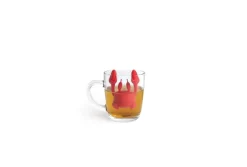 Ototo Crab Tea Thee-ei Kunststof Rood -Alessi Winkel tea3