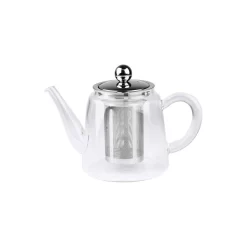 Cristel Jasmin Theepot 1,2 Liter Rvs/glas