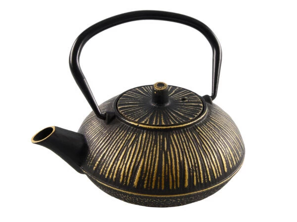 Oldenhof Theepot 1,5 L Goud Zwart Gietijzer 1 Oldenhof Theepot 1,5 L Goud Zwart Gietijzer